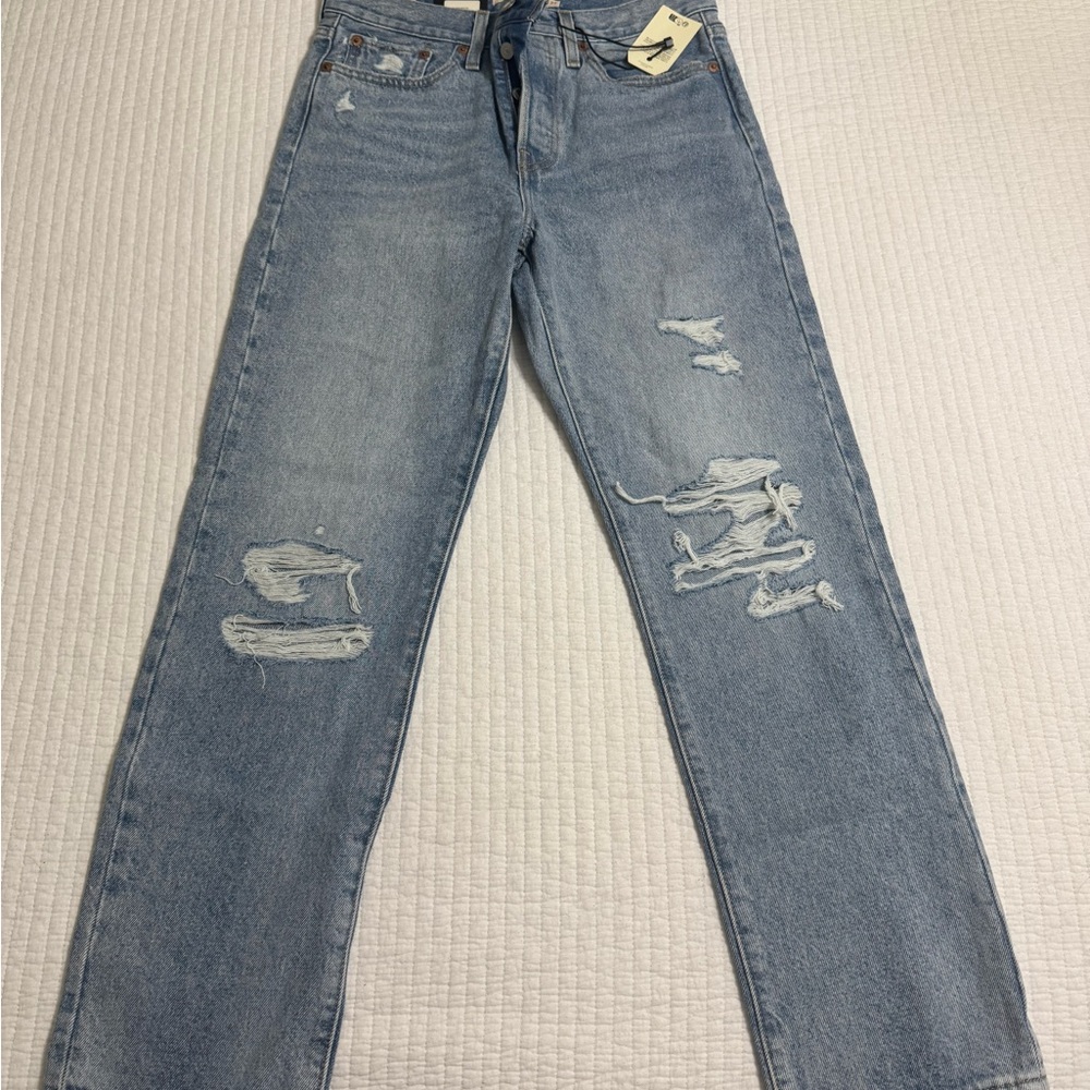 Levi's Women's Straight Leg Jeans - Light Blue